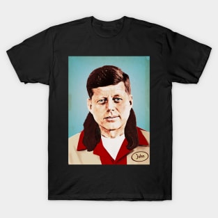 JFK mullet 35th US president John bowling T-Shirt